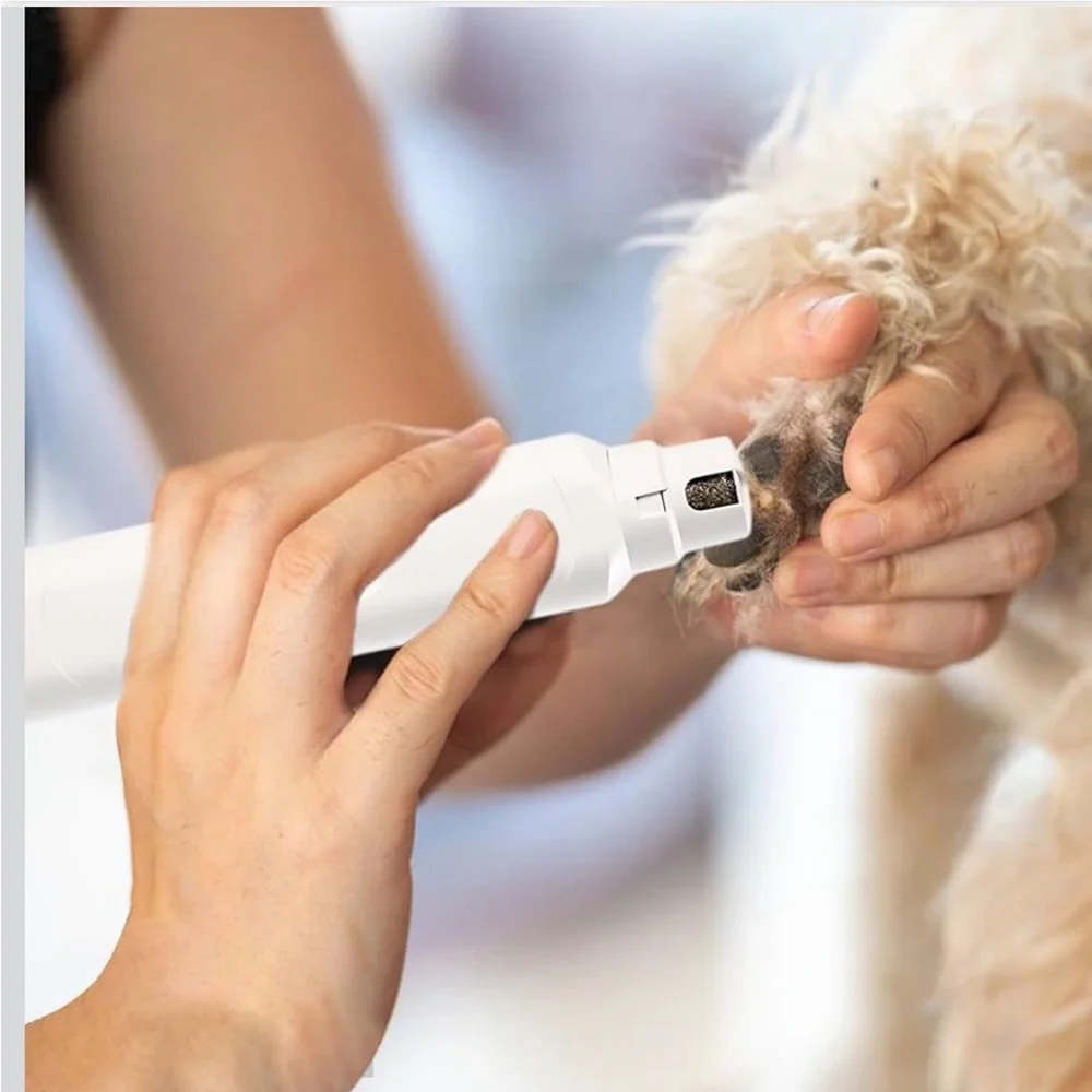 Pet Nail Grinder - White